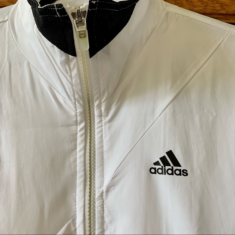 Adidas Clima365 White Zip Jacket Size Small - Picture 6 of 8
